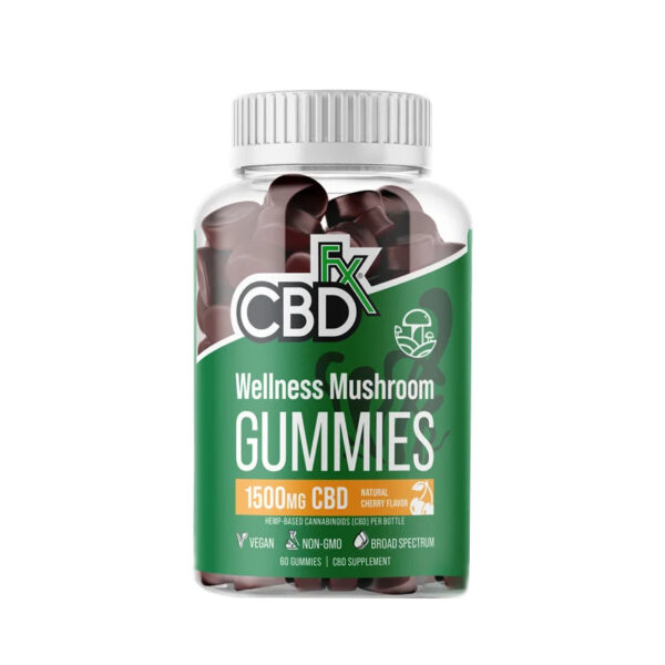 Discover a natural way to support your overall well-being with our CBD Gummies with Mushrooms for Wellness 500mg