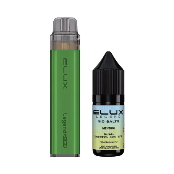 The Elux Legend Prime 5000 is a disposable vape device that delivers an impressive 5000 puffs. It is a perfect choice for those who want a long-lasting, hassle-free vaping experience. This device comes pre-filled and ready to use straight out of the box, eliminating the need for refilling or recharging.