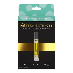 Mitten Extracts Thin Mint Cookies, a premium cannabis extract that combines the rich flavors of classic mint cookies with the potency of top-quality extracts. This product is perfect for those who crave a delicious treat that also delivers a powerful and enjoyable experience.