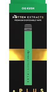 The Mitten Extracts Disposable OG Kush delivers a potent blend of relaxation and euphoria, making it ideal for unwinding after a long day. This disposable vape pen is infused with high-quality distillate, ensuring you get the full-bodied flavor and effects that OG Kush is known for.