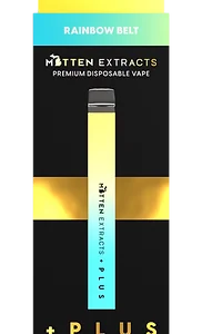 Mitten Extracts Disposable Rainbow Belt, the perfect blend of convenience and delightful flavor for any cannabis enthusiast. Designed for easy use and portability, this disposable vape is an excellent choice for both new and experienced users looking for a hassle-free vaping experience