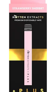 Mitten Extracts Disposable Strawberry Sherbert is crafted to deliver a smooth and flavorful vaping experience. With its delightful blend of sweet strawberries and creamy sherbet, this disposable vape pen offers a unique taste that will tantalize your taste buds. Each inhale brings the delicious flavor of ripe strawberries, while the exhale leaves a refreshing sherbet finish, making it a satisfying choice for any occasion.