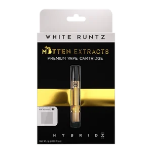 Mitten Extracts White Runtz stands out for its rich flavor profile and potent effects. This concentrate is derived from the popular White Runtz strain, known for its sweet, fruity aroma reminiscent of candy.