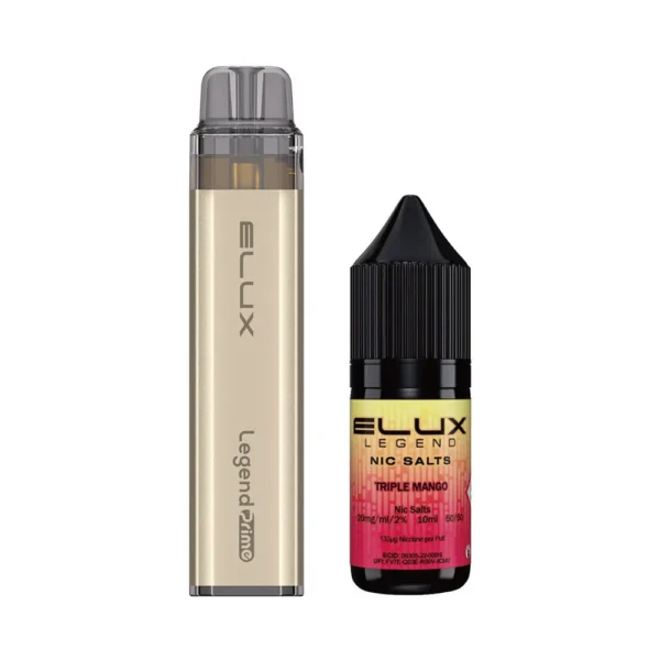 The Elux Legend Prime 5000 is a disposable vape device that delivers an impressive 5000 puffs. It is a perfect choice for those who want a long-lasting, hassle-free vaping experience. This device comes pre-filled and ready to use straight out of the box, eliminating the need for refilling or recharging.